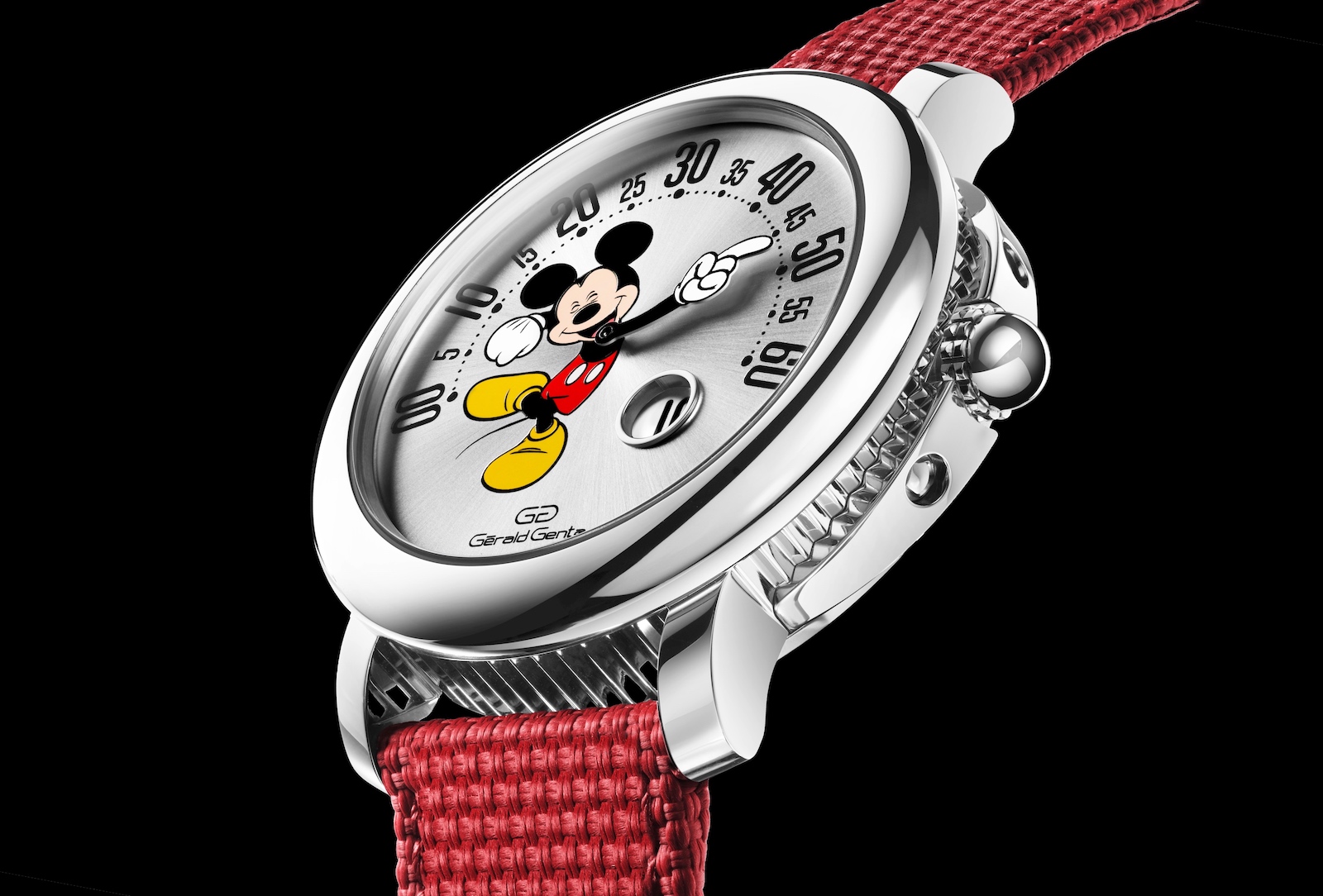 Gerald Genta Arena Retrograde Mickey Mouse - profil