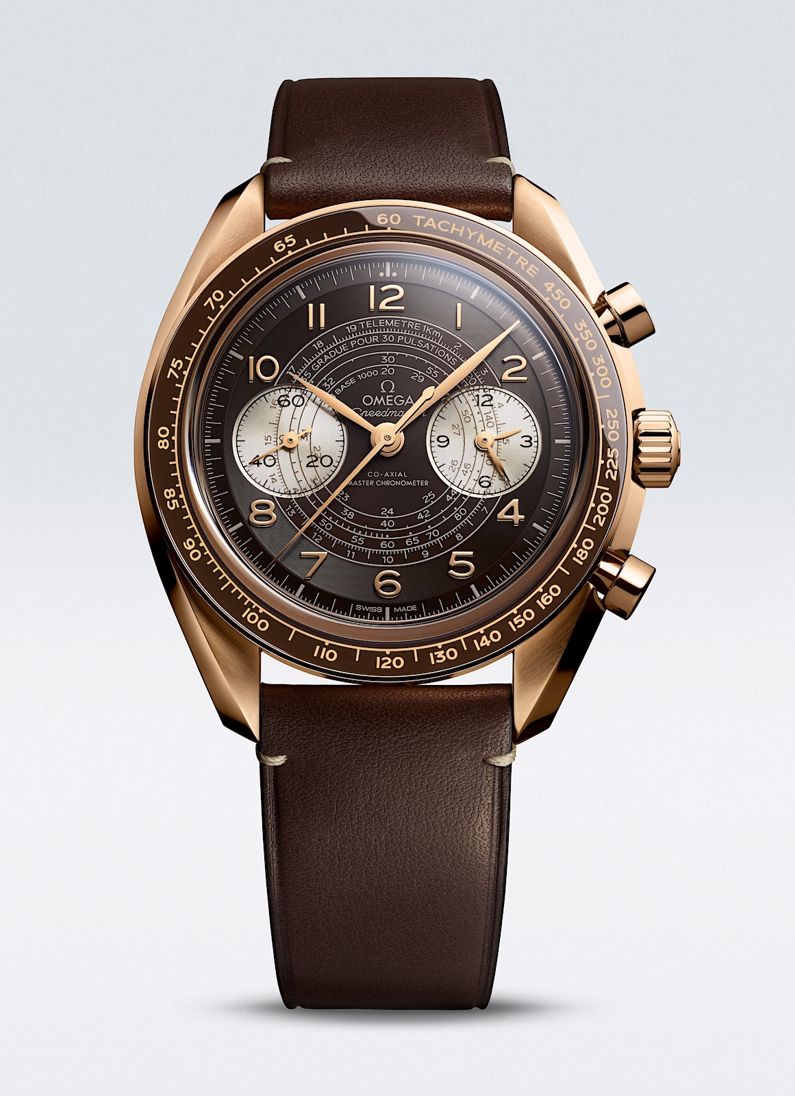 Omega Speedmaster Chronoscope - bronze gold