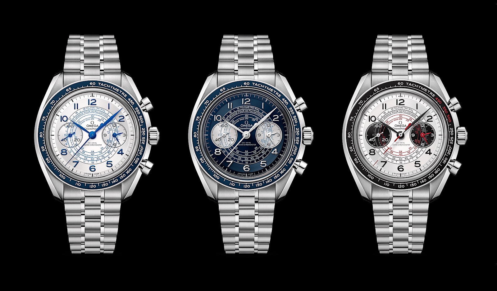Omega Speedmaster Chronoscope - trio brazalete