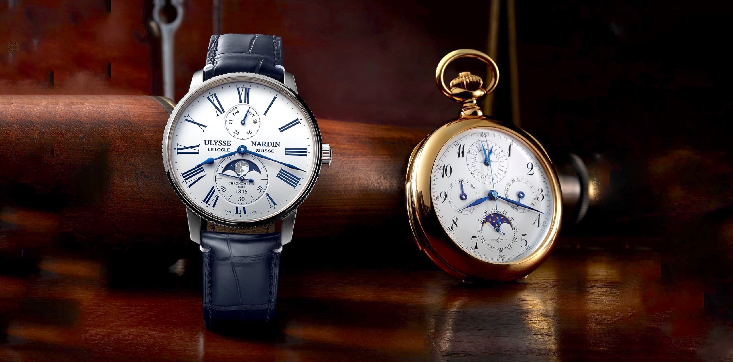 Ulysse Nardin Marine Torpilleur Moonphase - cover