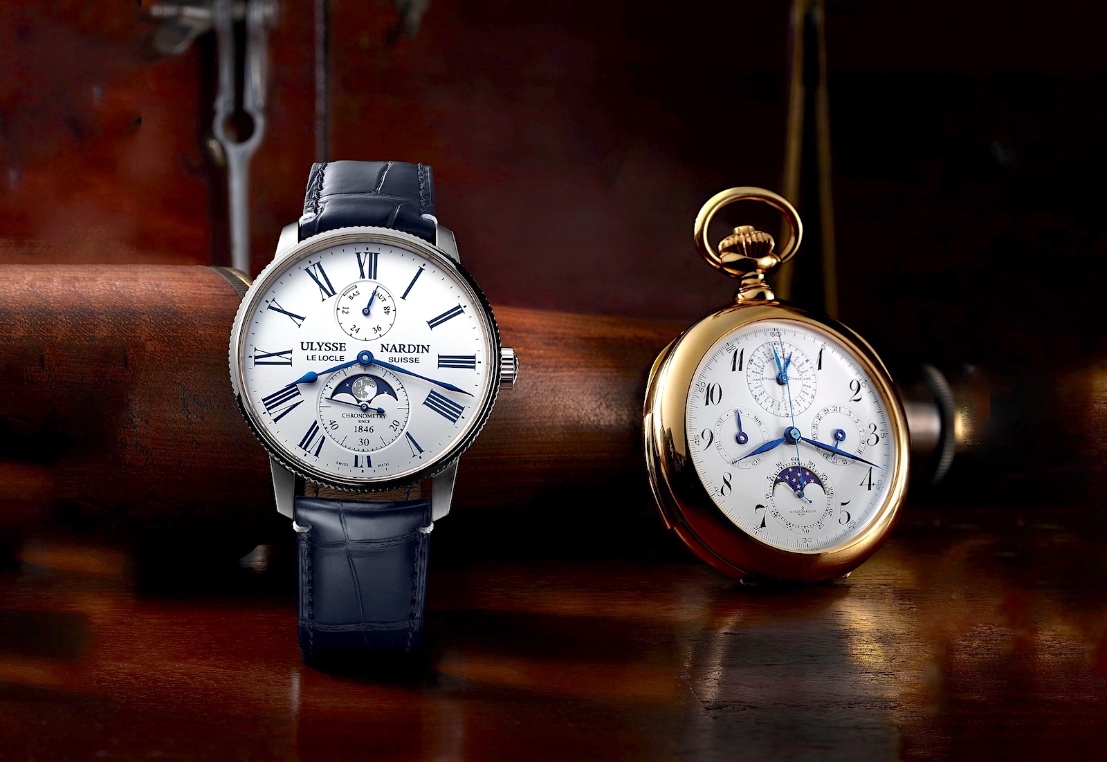 Ulysse Nardin Marine Torpilleur Moonphase