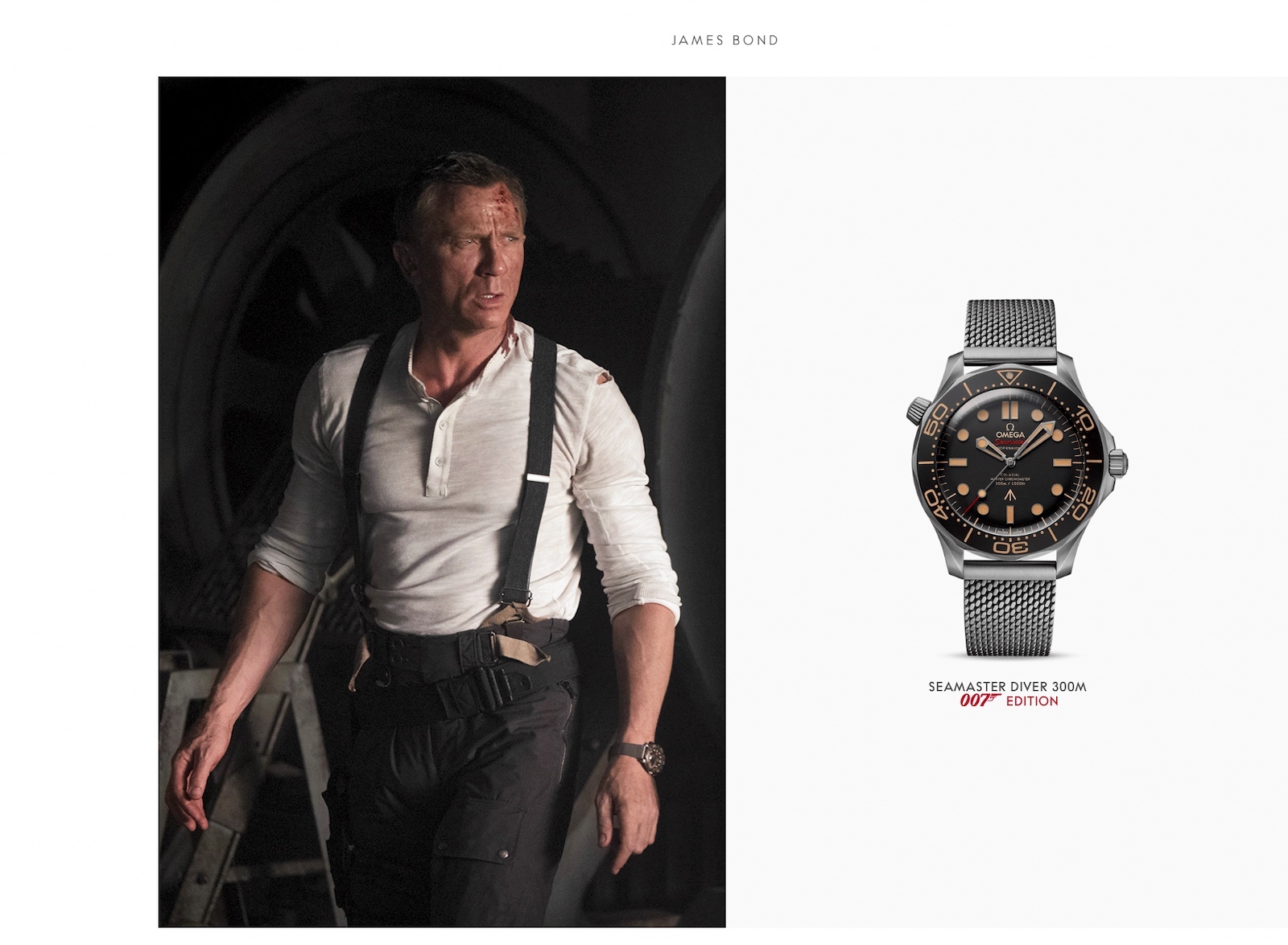 Omega con James Bond en Sin tiempo para morir - James Bond