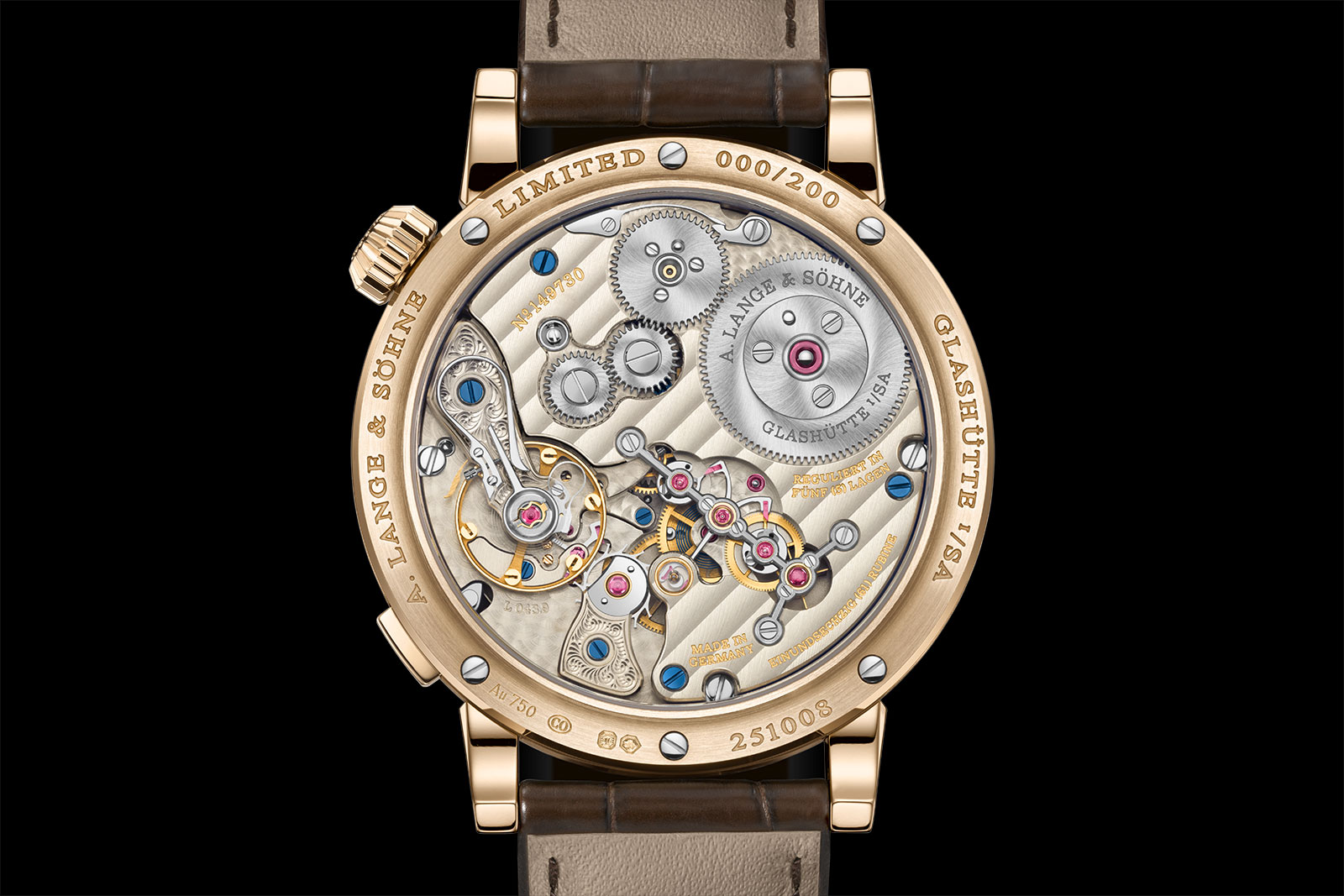 A. Lange & Söhne Zeitwerk Honey Gold "Lumen"