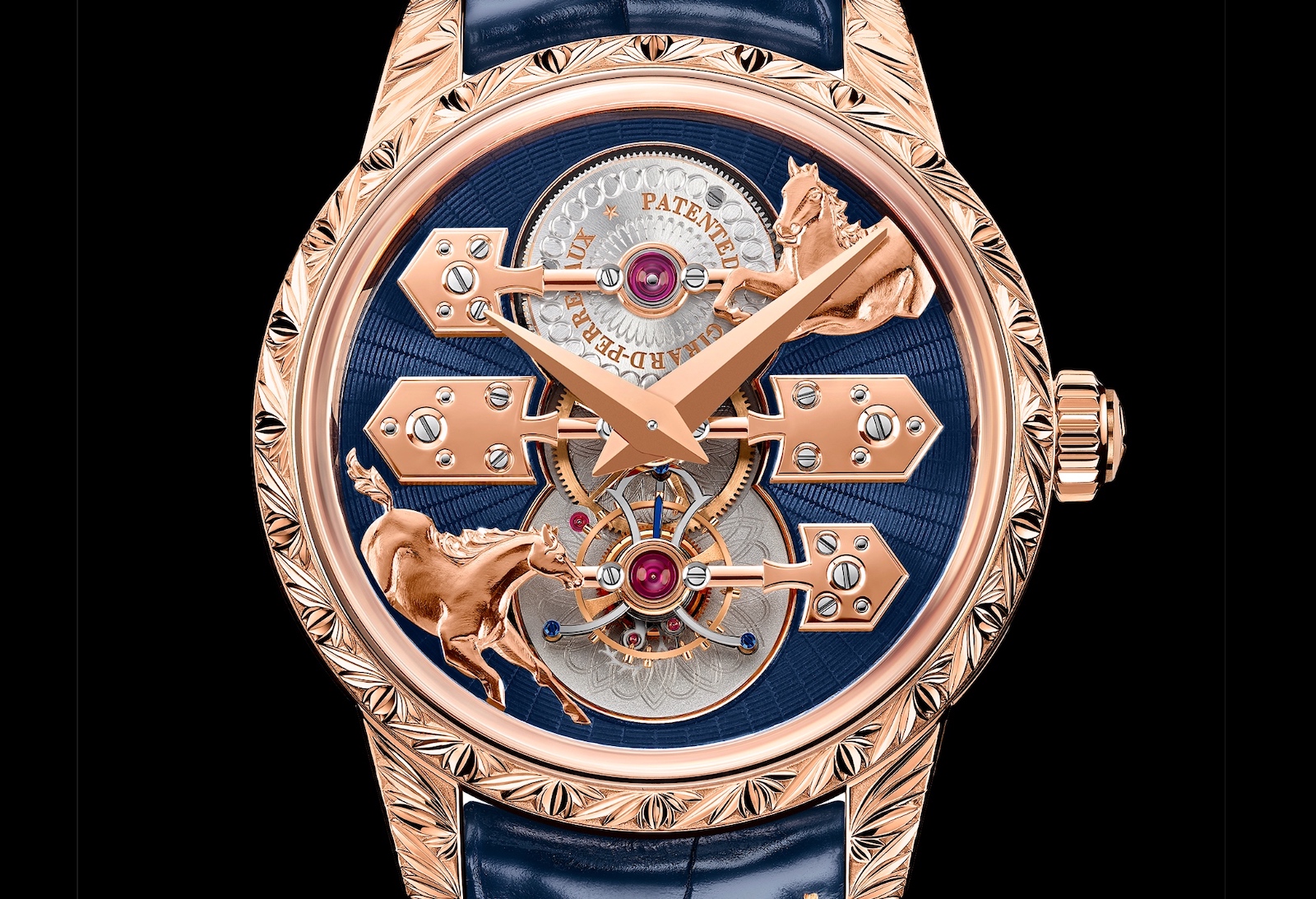Girard-Perregaux La Esmeralda Tourbillon A Secret Eternity Edition - dial