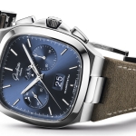 Glashütte Original Seventies Chronograph Panorama Date, en azul oscuro