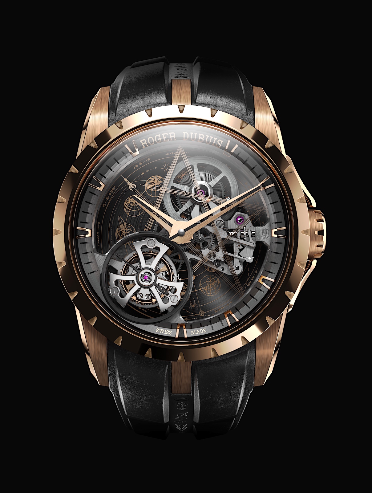 Roger Dubuis Excalibur Dr. Woo Monotourbillon - front