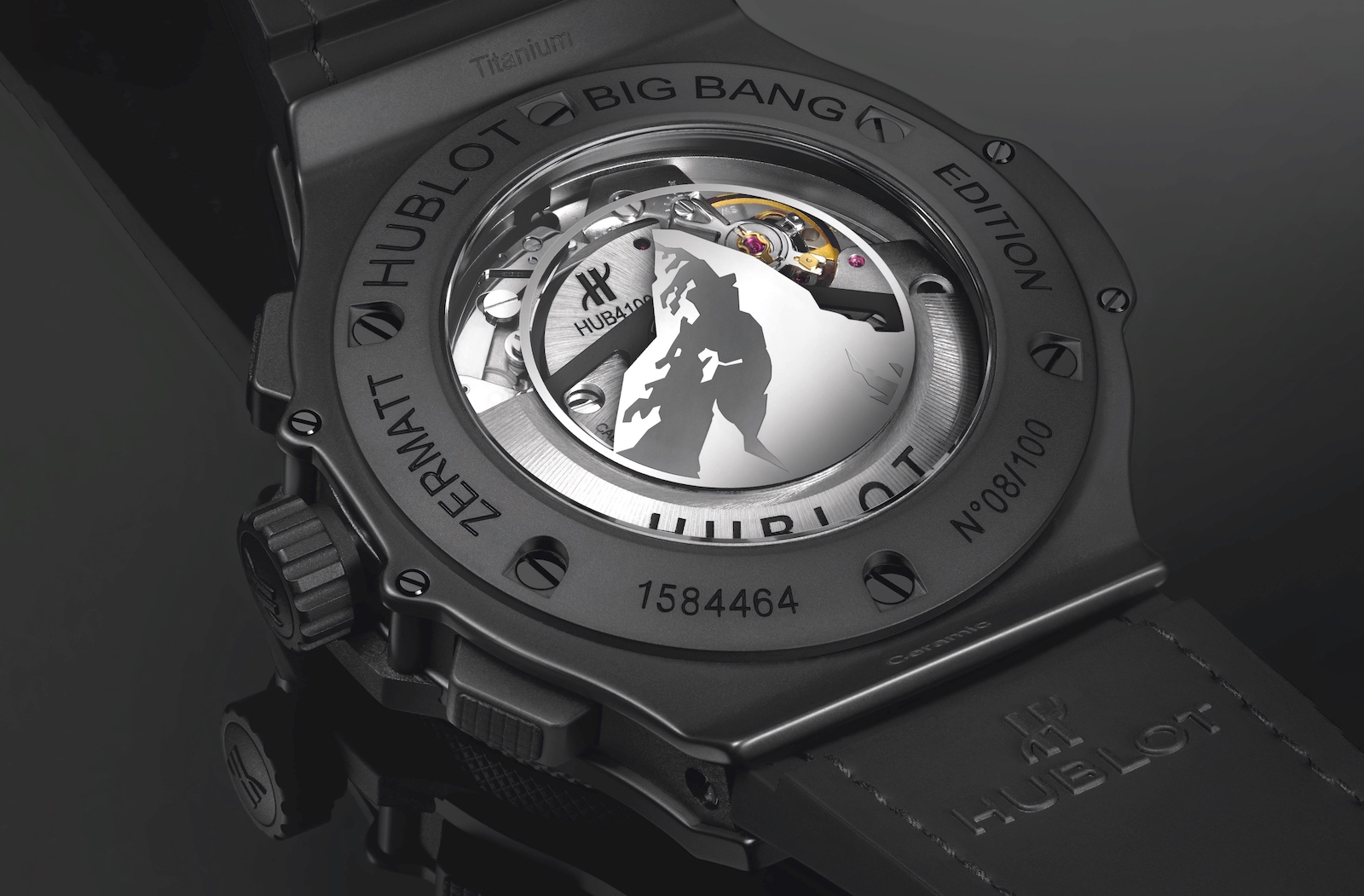 Hublot Big Bang All Black Zermatt - caseback