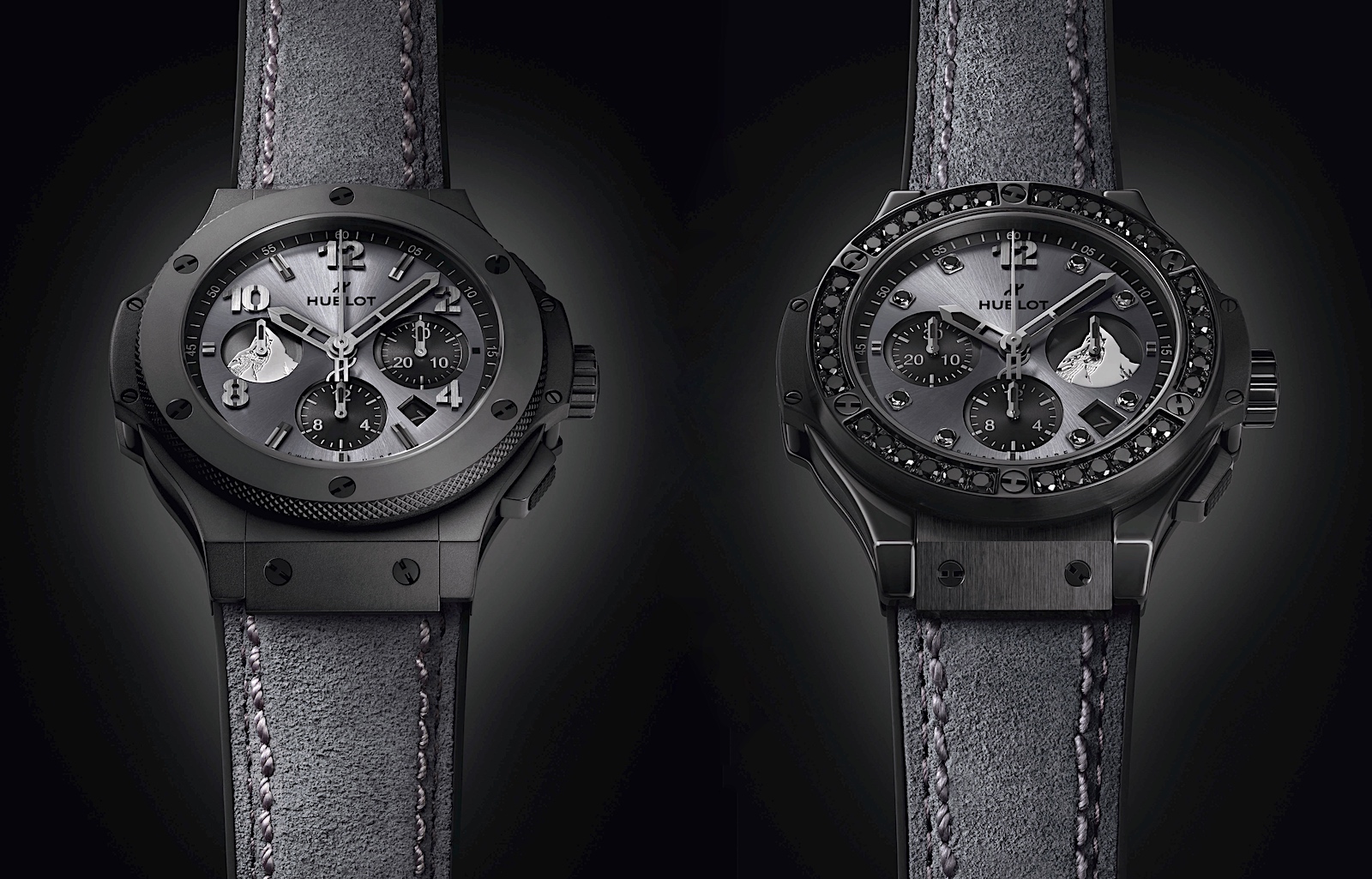 Hublot Big Bang All Black Zermatt - duo front