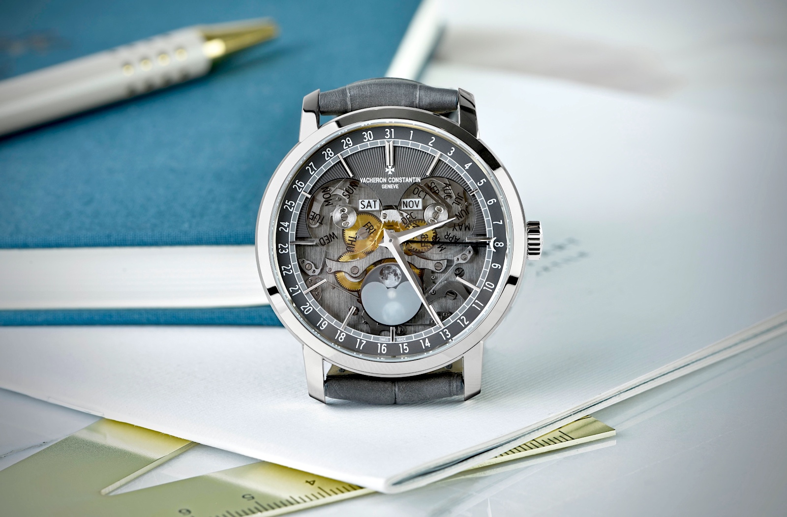 Vacheron Constantin Traditionnelle Complete Calendar Openface - art 1