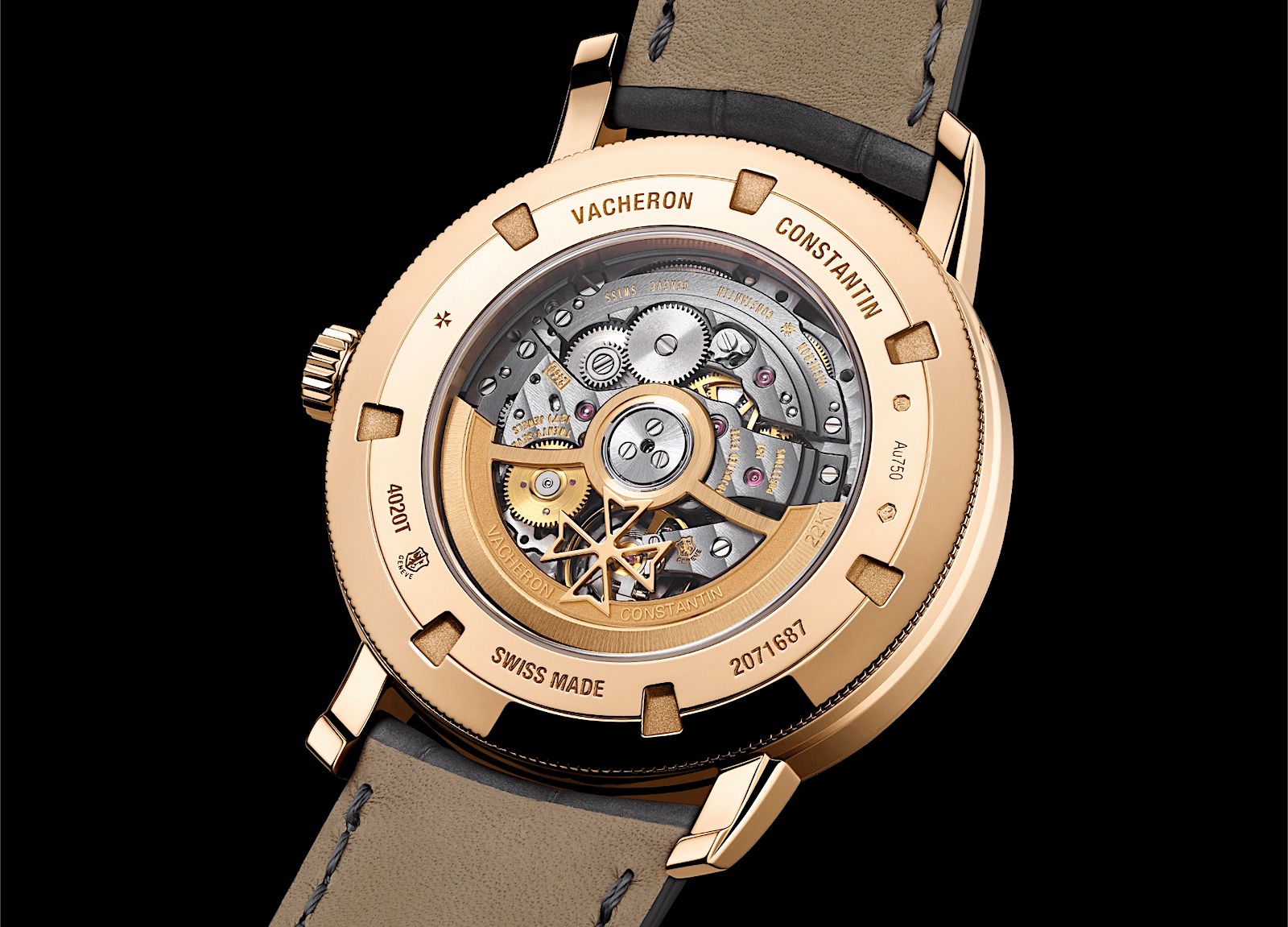 Vacheron Constantin Traditionnelle Complete Calendar Openface - caseback
