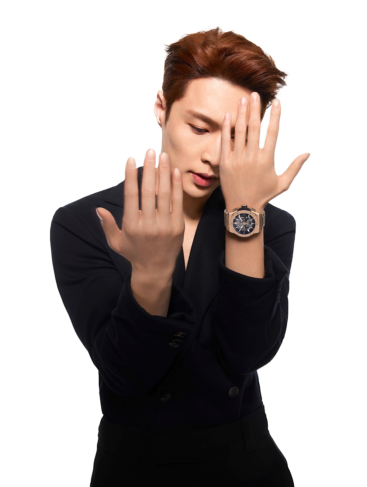 Lay Zhang - Hublot Big Bang Integral King Gold 3