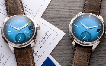 H. Moser & Cie. Endeavour Perpetual Calendar Tutorial Funky Blue