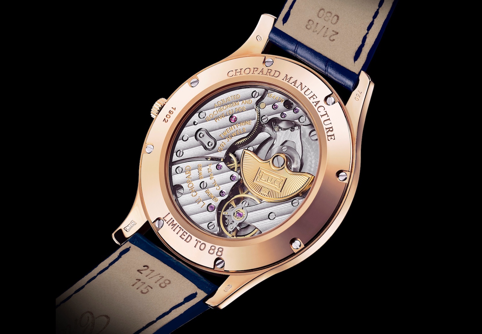 Chopard L.U.C XP Urushi Year of the Tiger - caseback