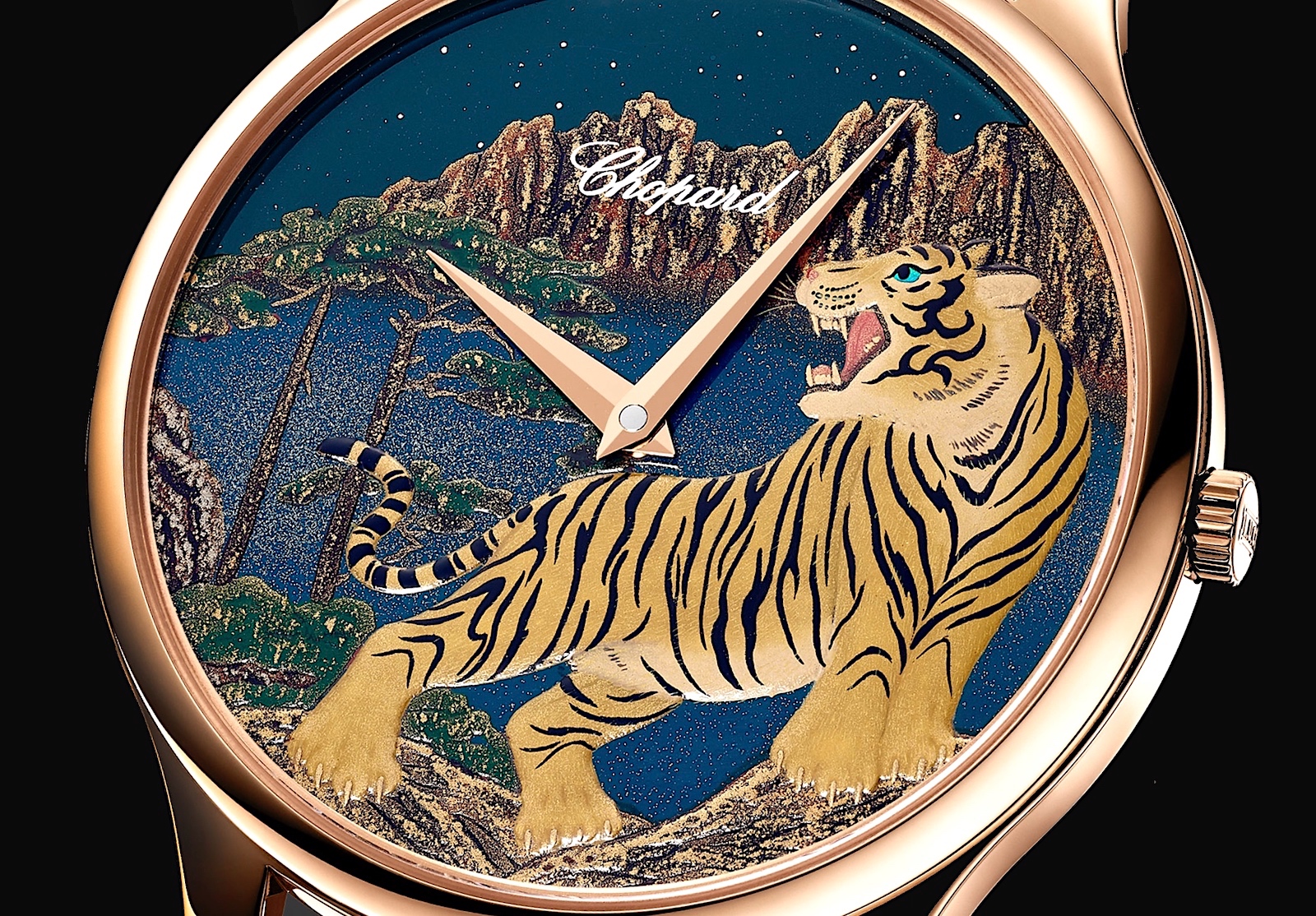 Chopard L.U.C XP Urushi Year of the Tiger - dial