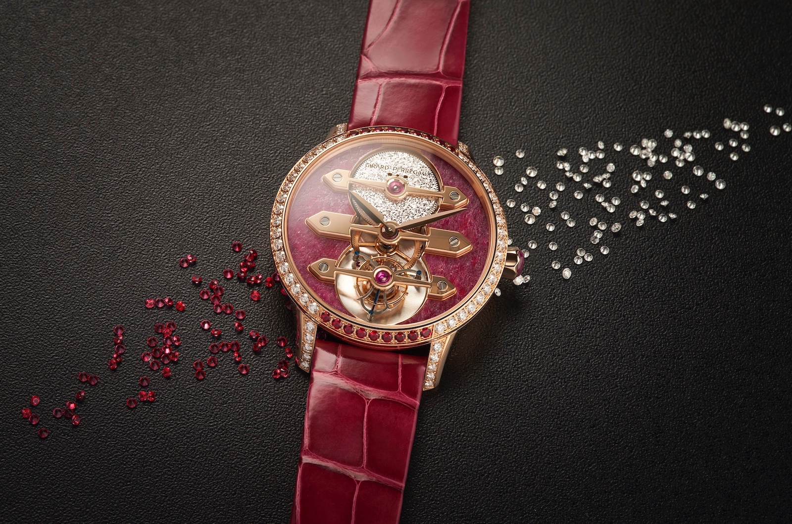 Girard-Perregaux Tourbillon with Three Gold Bridges Ruby Heart - art 1