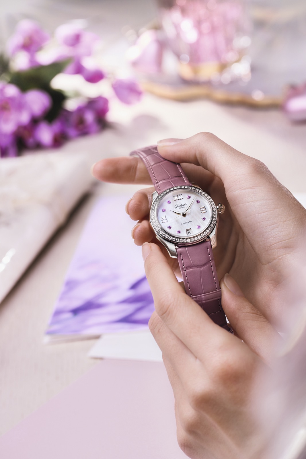 Glashütte Lady Serenade, edición limitada Día de San Valentín 2022