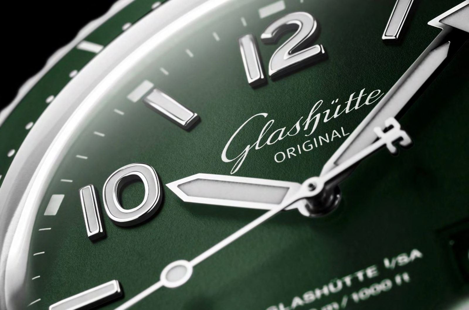 Glashutte Original SeaQ Panorama Date Reed Green
