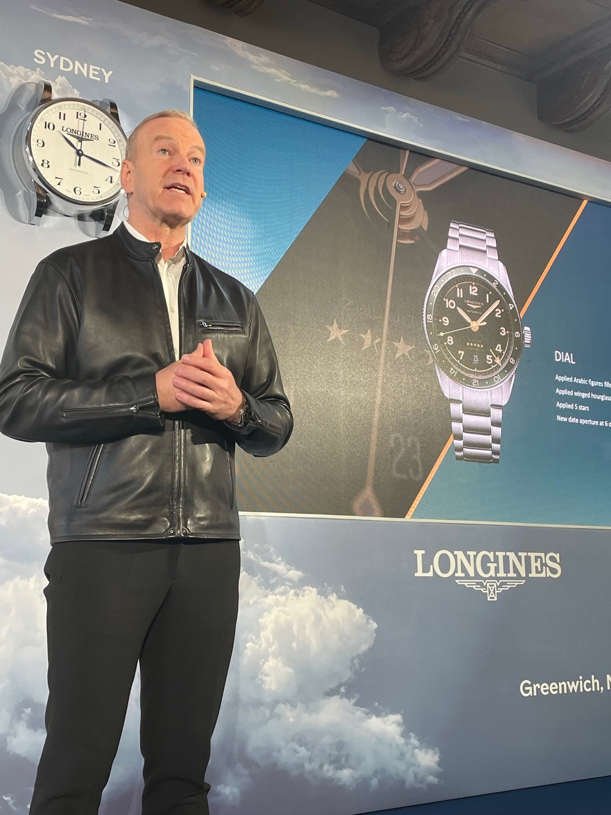 Acto de presentación del Longines Spirit Zulu Time