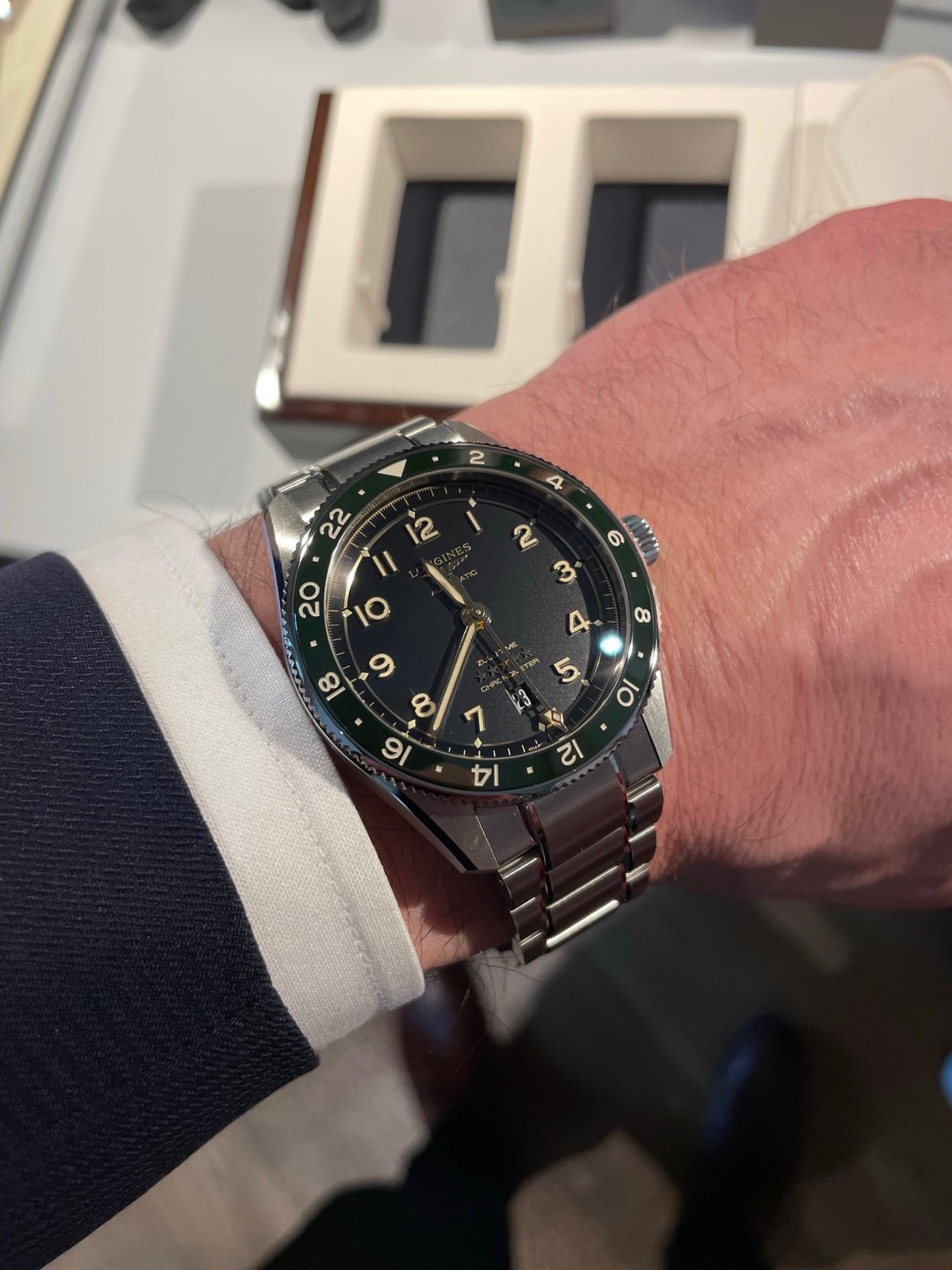 Acto de presentación del Longines Spirit Zulu Time