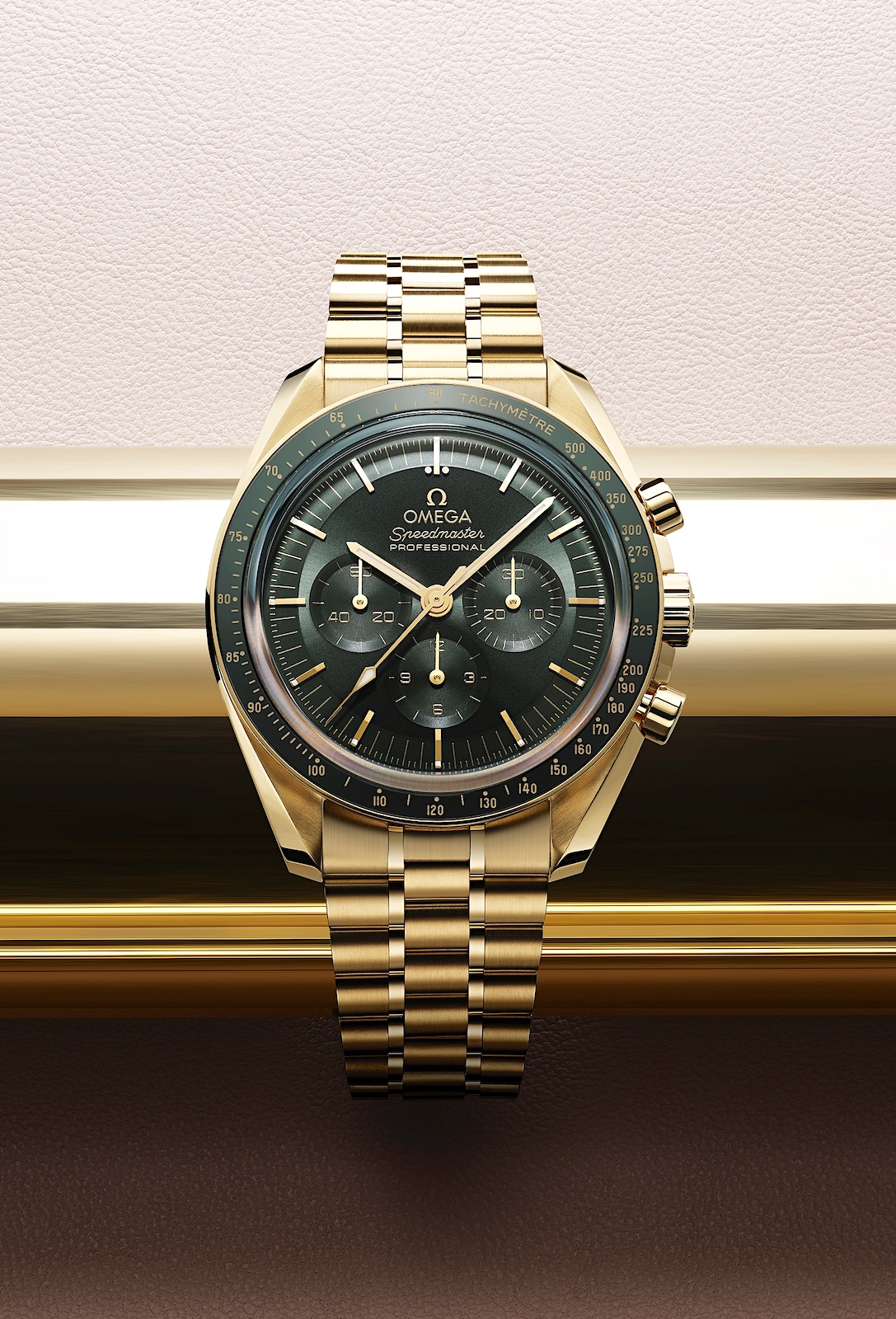 Omega Speedmaster Moonwatch Moonshine brazalete