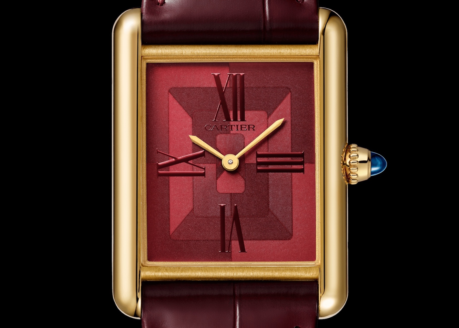 Tank Louis Cartier - detalle esfera