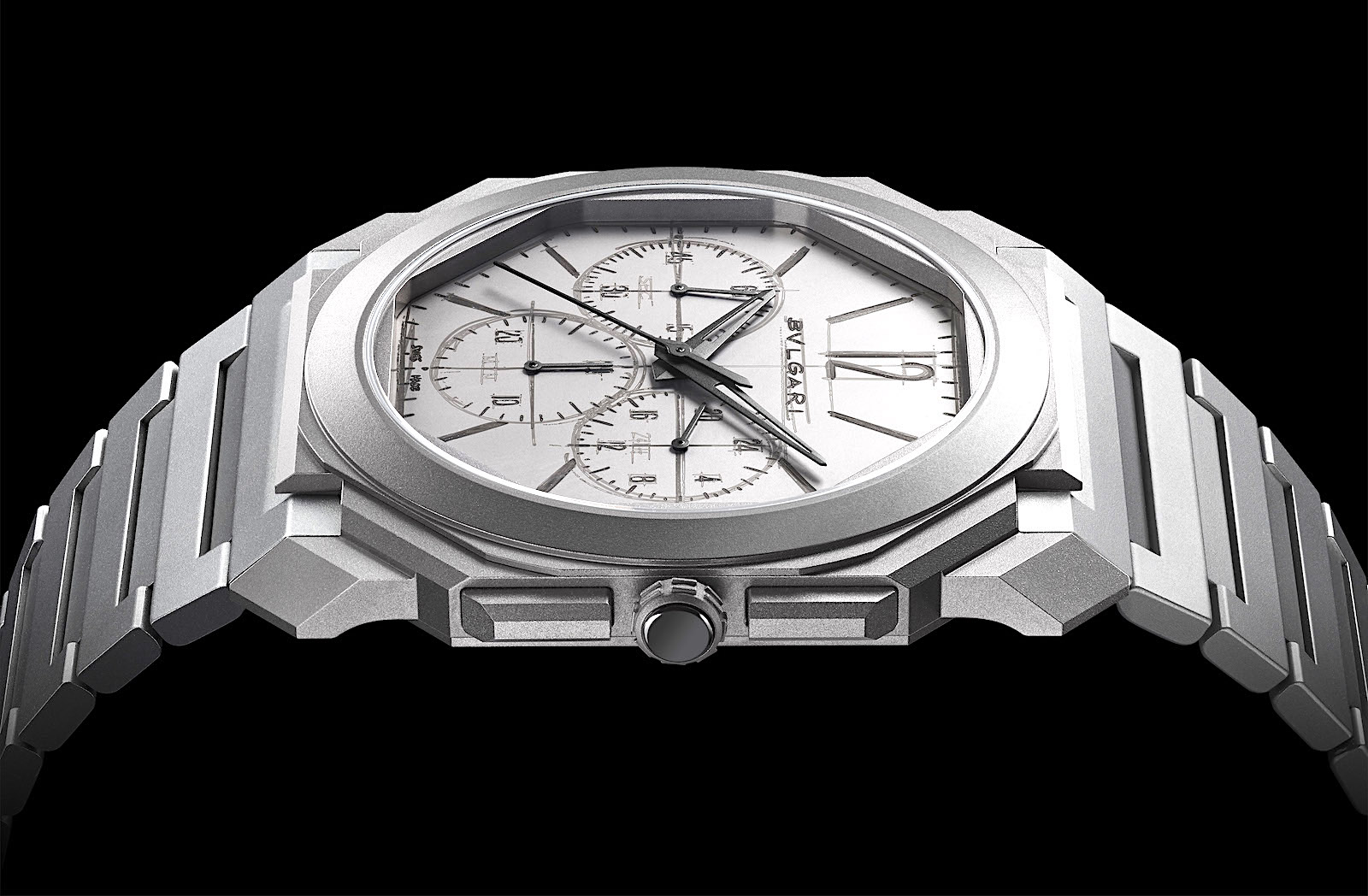 Bvlgari Octo Finissimo Chronograph Gmt Automatic 10Th Anniversary - perfil