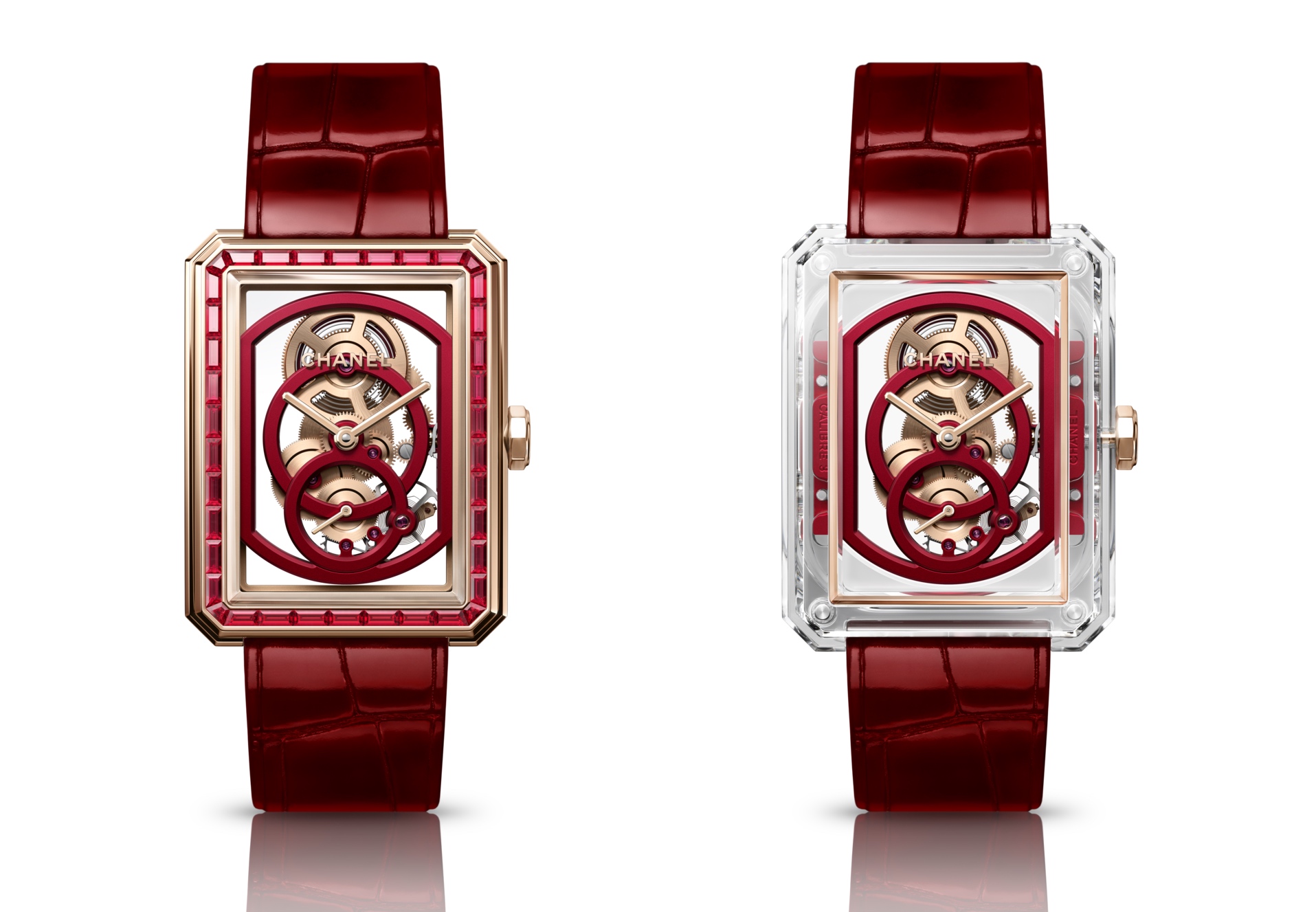 Chanel Boy.Friend Skeleton Red Edition - duo