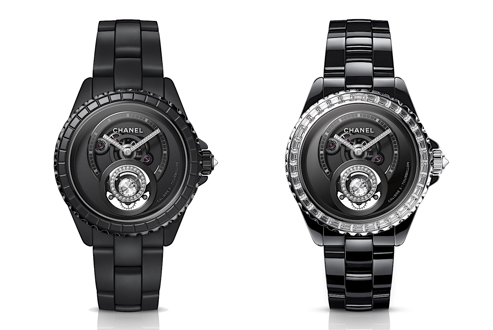 Chanel J12 Diamond Tourbillon - duo