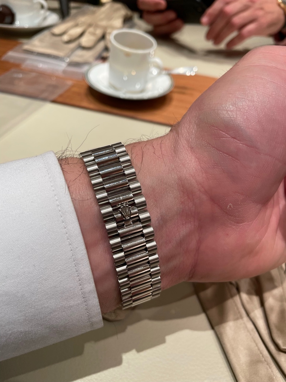 Rolex Oyster Day-Date platino (Watches and Wonders 2022)