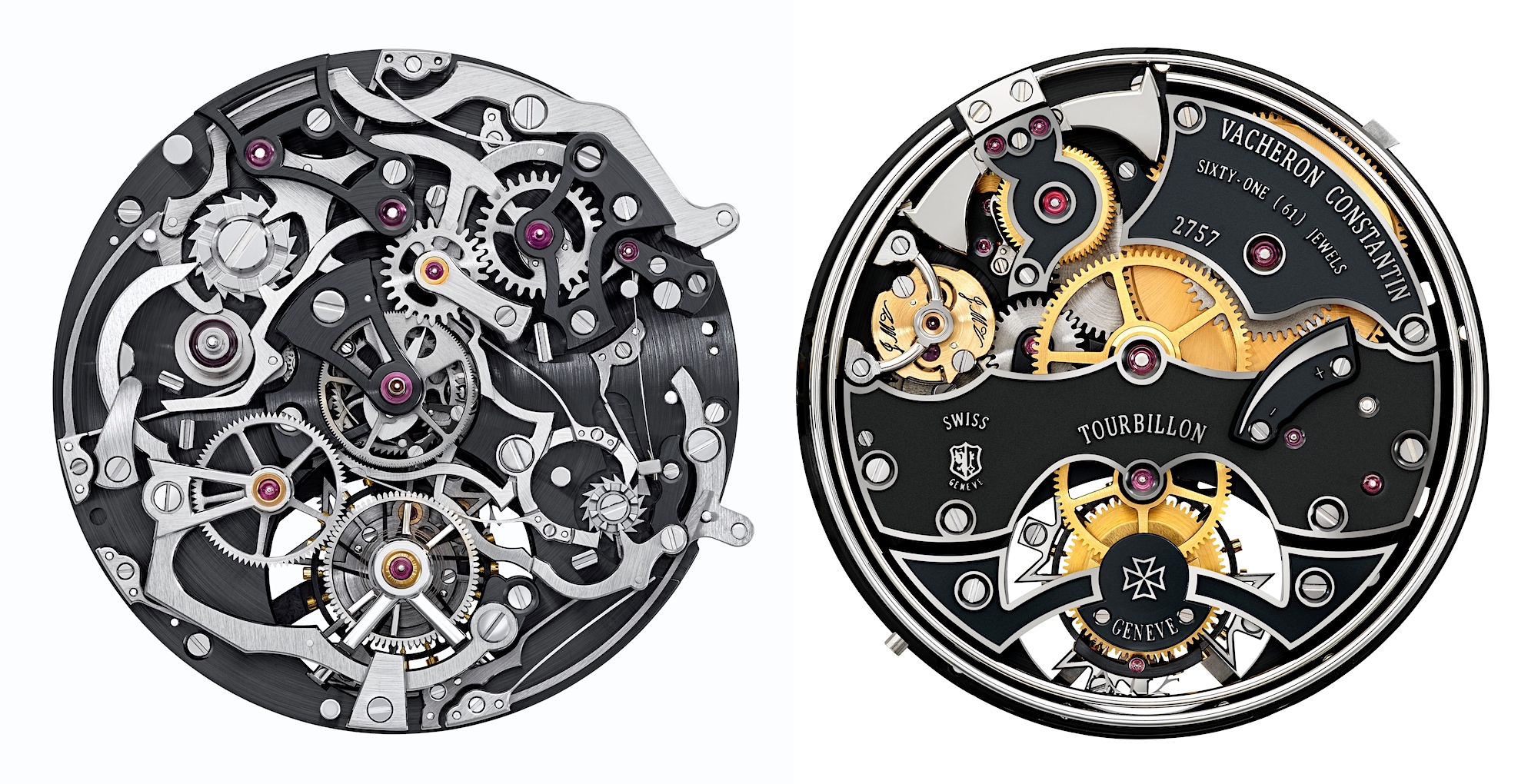 Les Cabinotiers Cronógrafo monopulsador con ratrapante, tourbillon y repetición de minutos - calibre 2757
