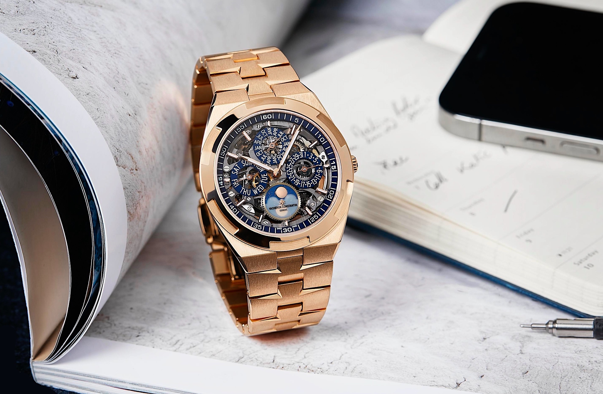 Overseas ultra-thin perpetual calendar - brazalete 2