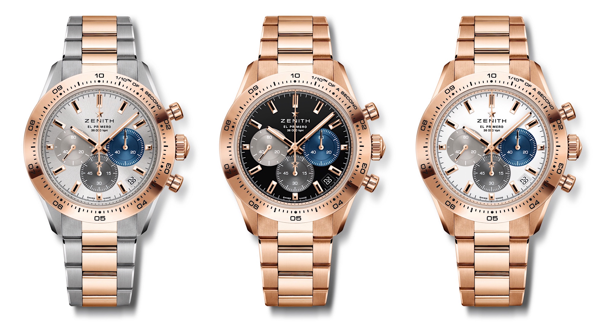 Zenith Chronomaster Sport - trio gold