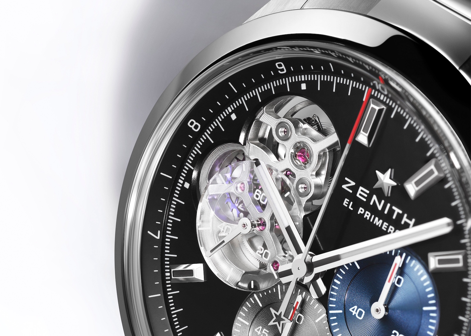 Zenith en Watches and Wonders 2022 - Chronomaster Open detalle esfera