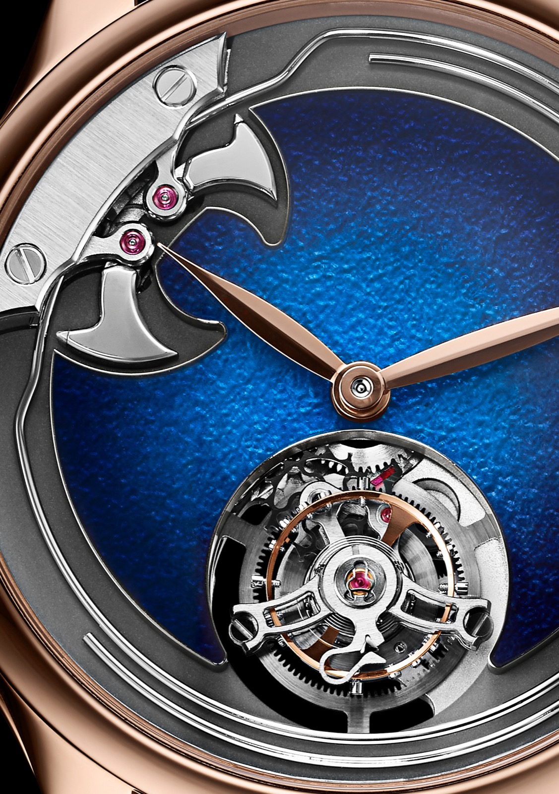 H. Moser & Cie. Endeavor Concept Minute Repeater Tourbillon Aqua Blue