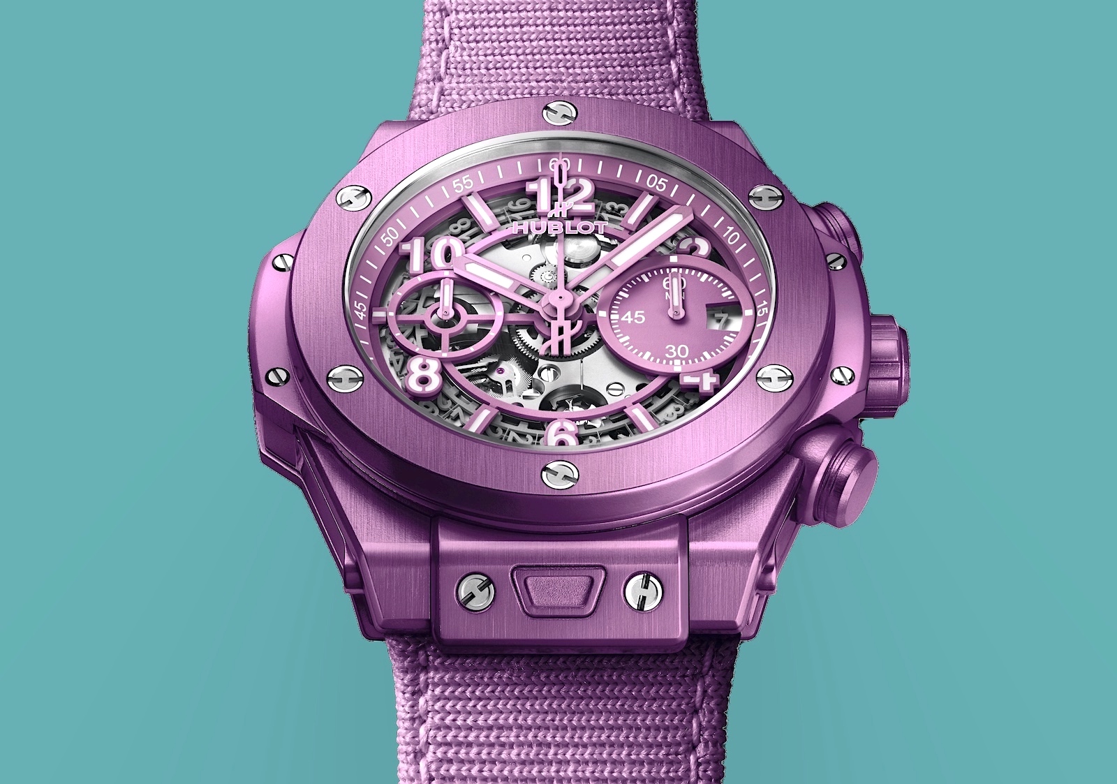 Hublot Big Bang Unico Summer Purple - front 2
