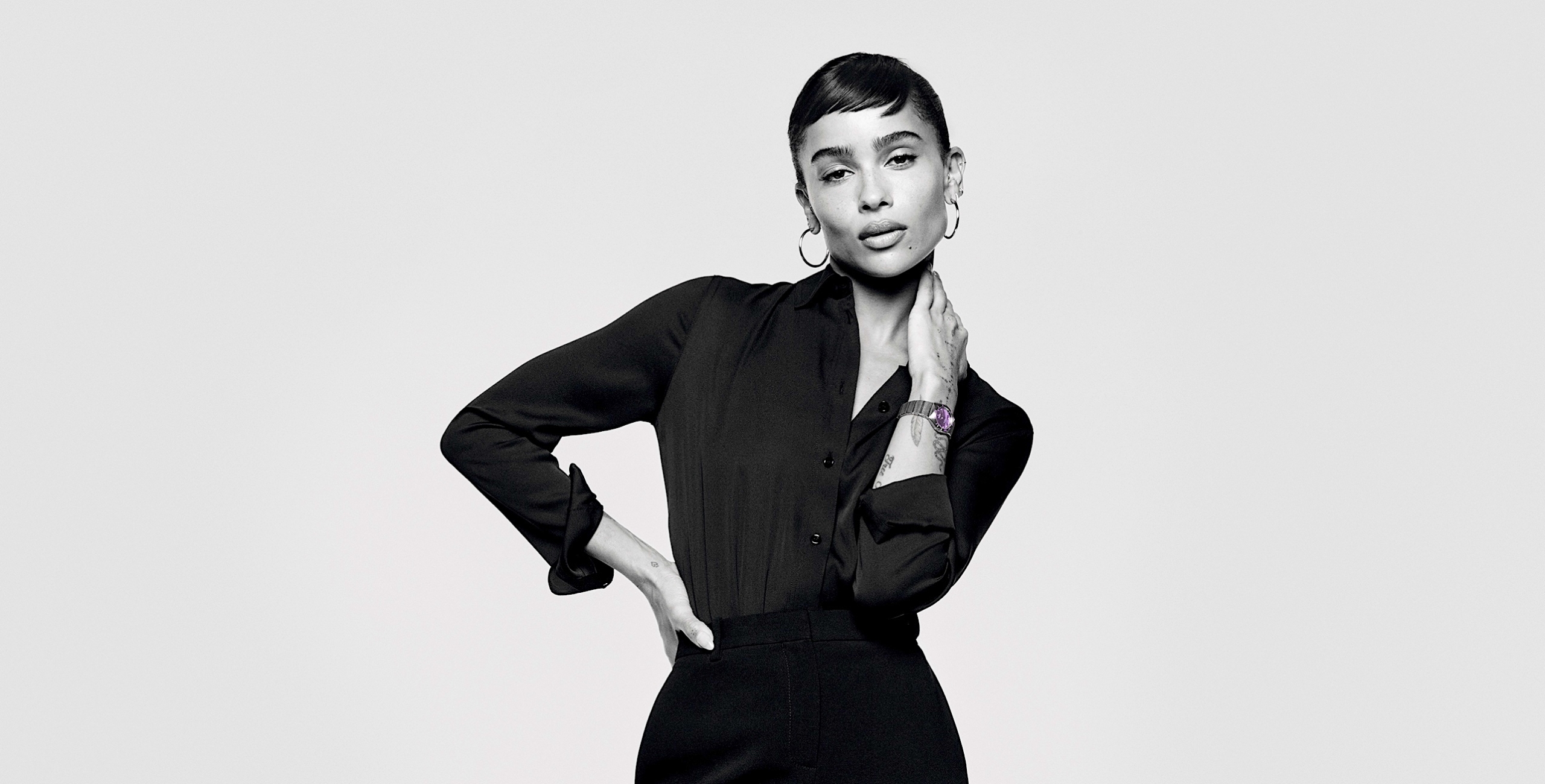 Las embajadoras de Omega - Zoe Kravitz cover