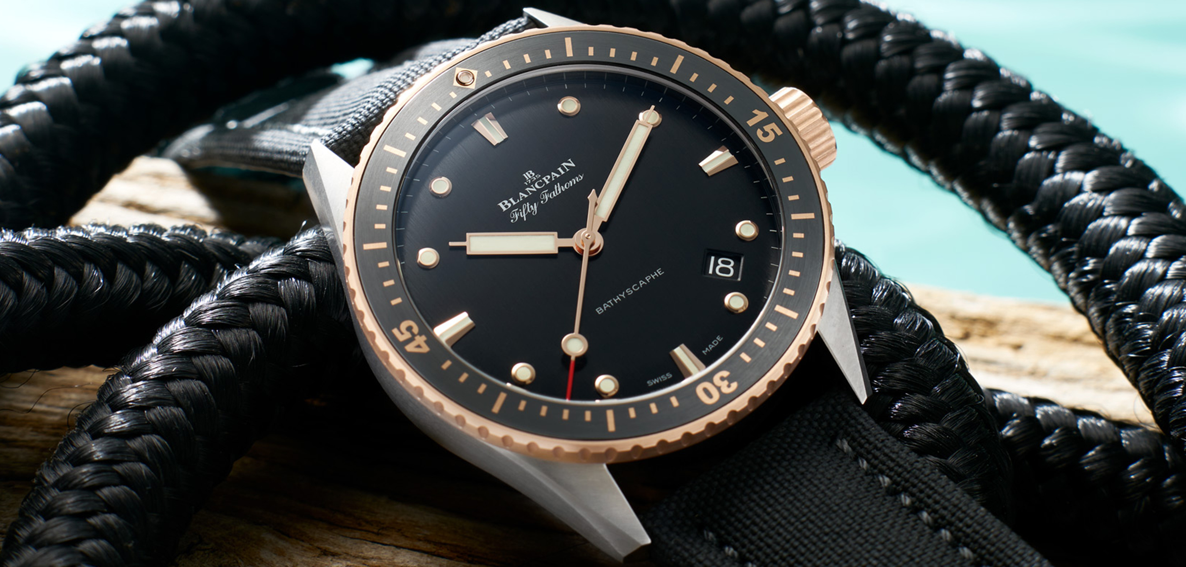 Blancpain Fifty Fathoms Bathyscaphe Cortina Watch 50th Anniversary