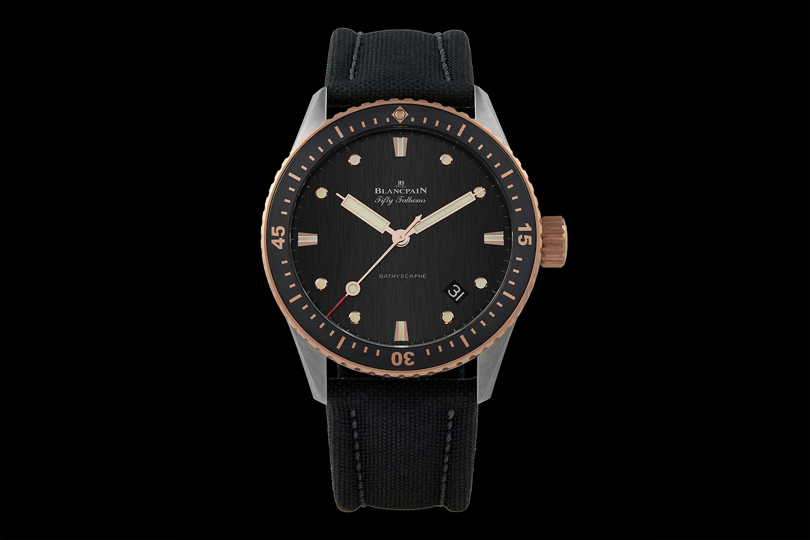 Blancpain Fifty Fathoms Bathyscaphe Cortina Watch 50th Anniversary