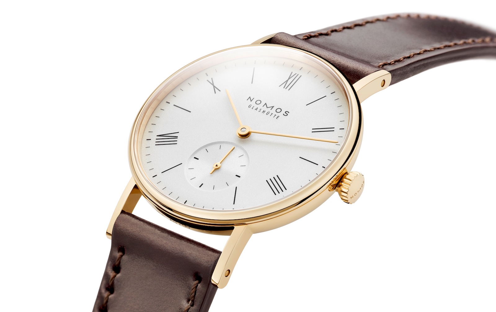 Nomos Ludwig 33 Gold - profil