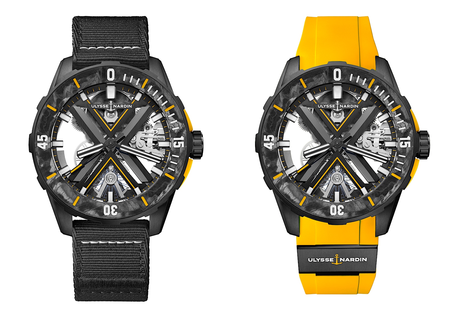 Ulysse Nardin Diver X Skeleton Black - duo