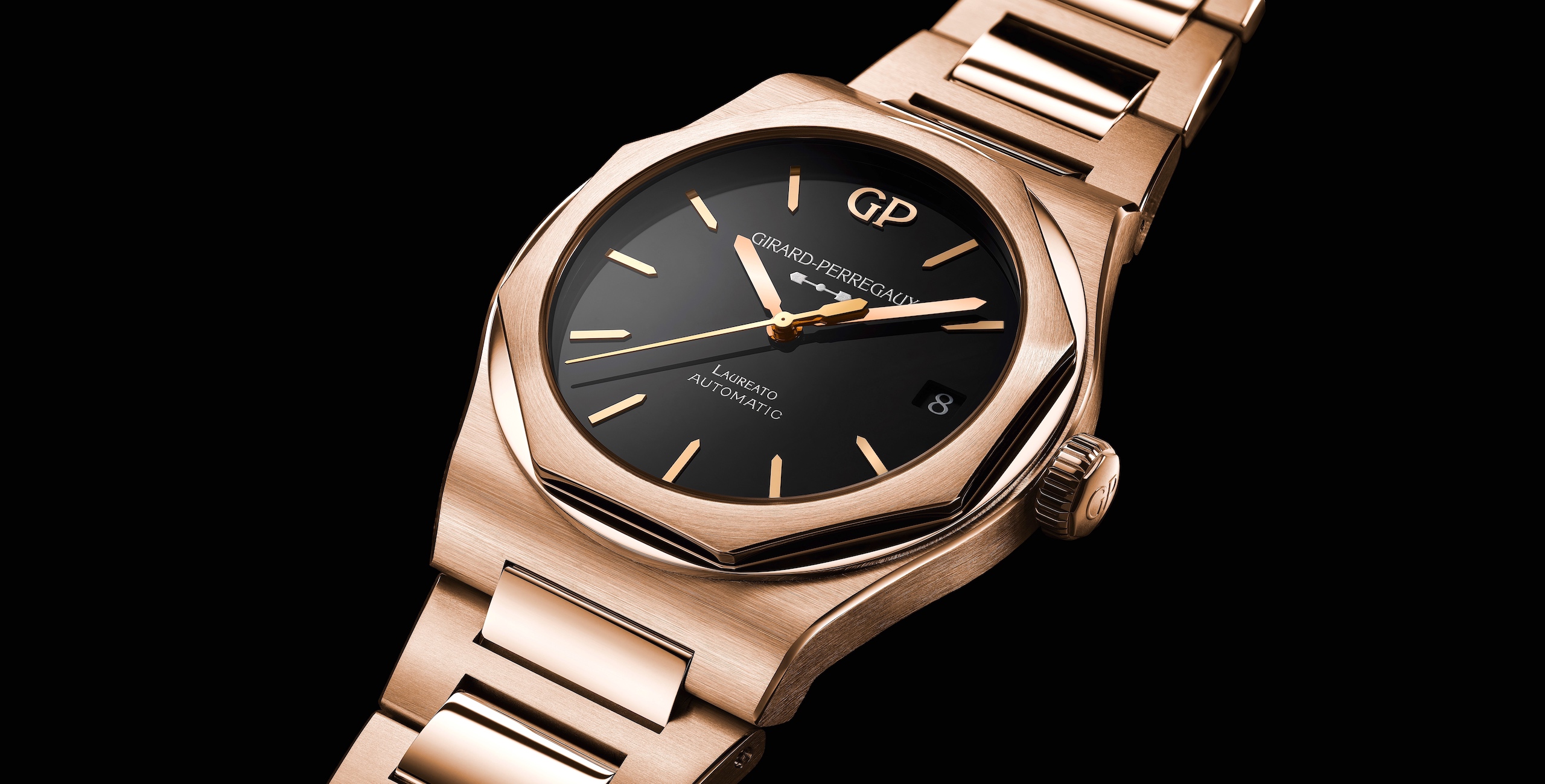 Girard-Perregaux Laureato 42mm Pink Gold & Onyx - cover 3