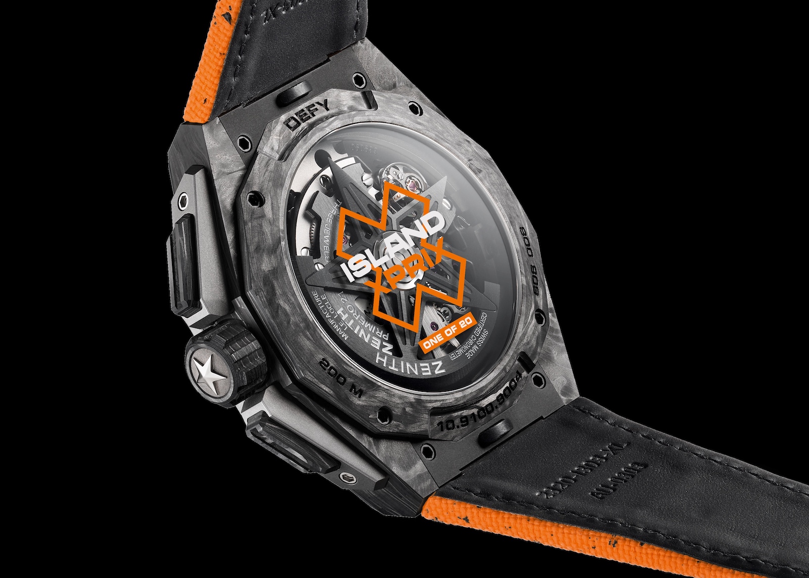 Zenith Defy Extreme E “Island X Prix” Edition - caseback