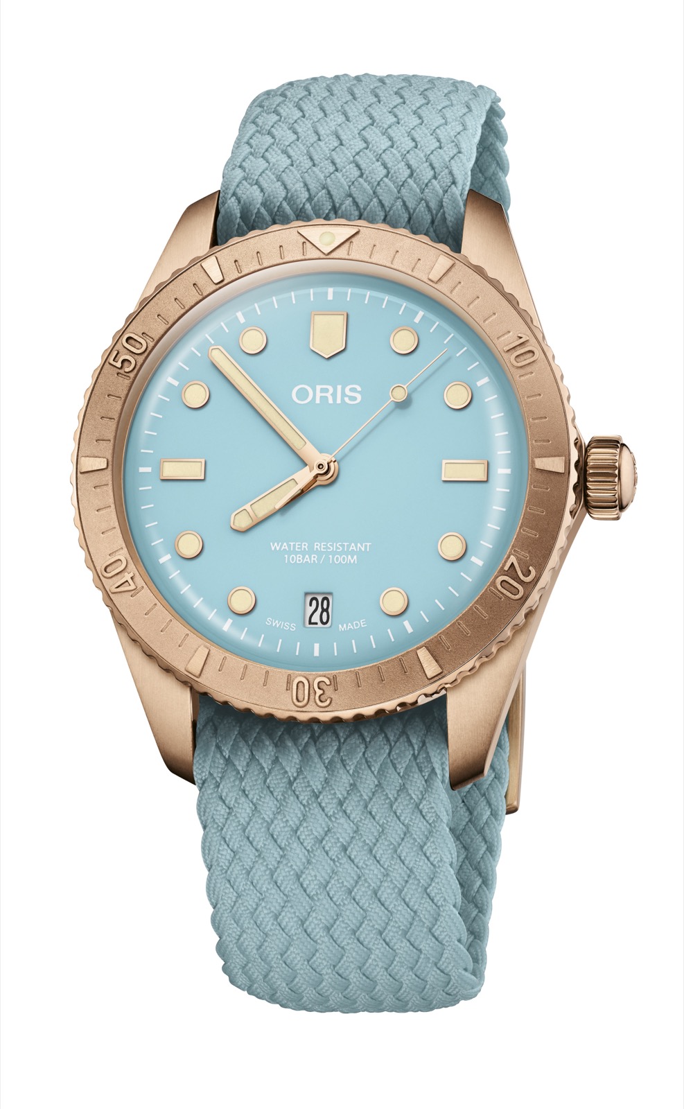 Oris Sixty-Five Cotton Candy Perlon