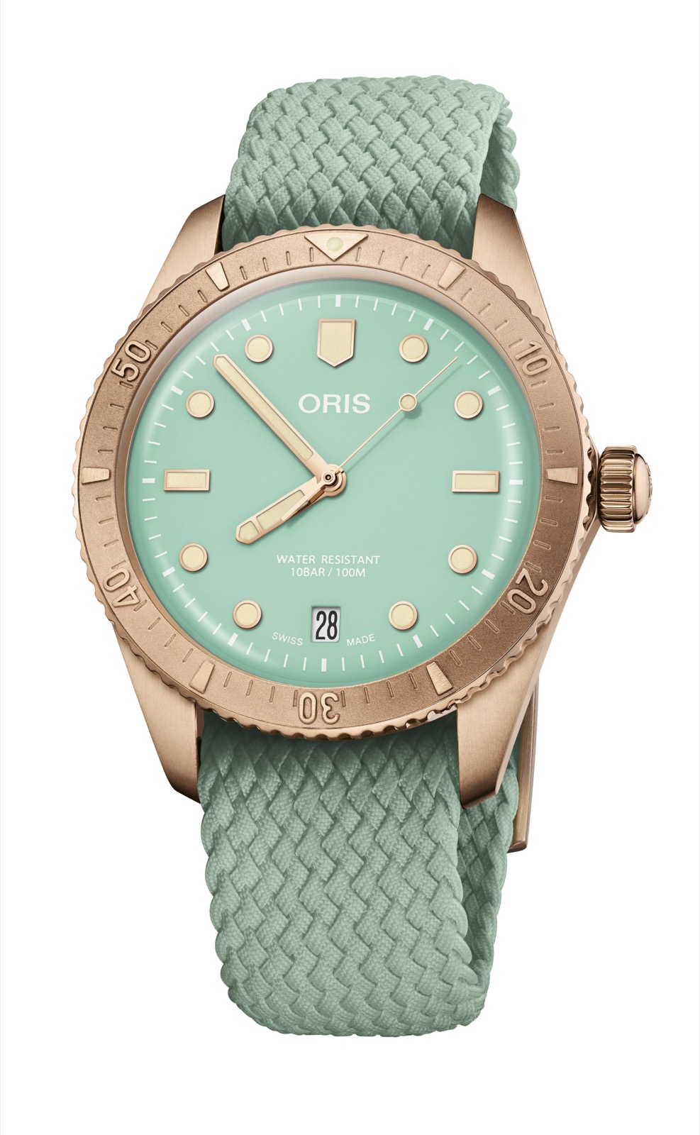 Oris Sixty-Five Cotton Candy Perlon