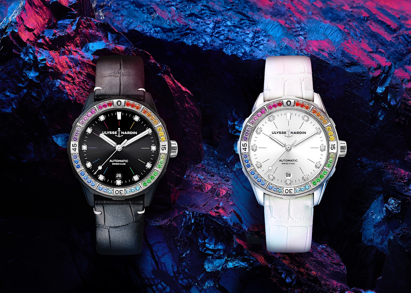 Ulysse Nardin en los Geneva Watch Days 2022 - Lady Diver Rainbow