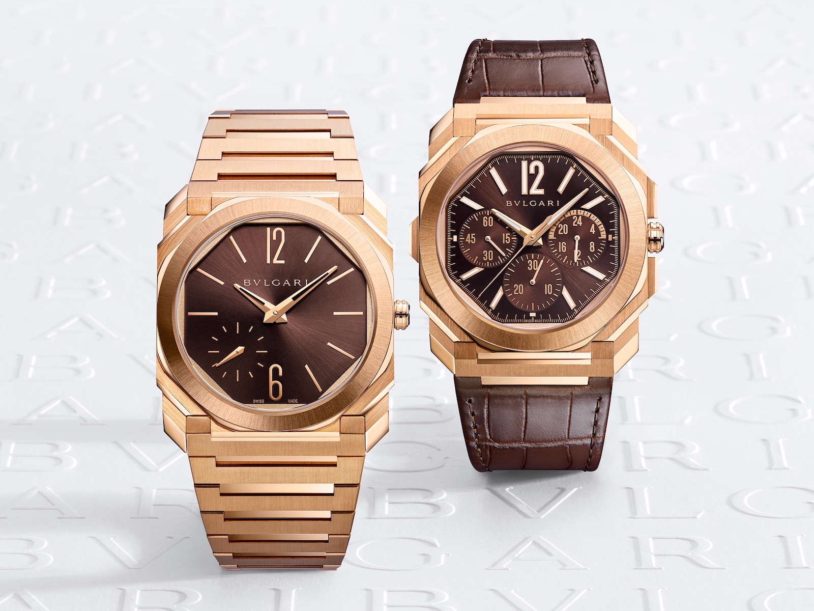 Bulgari GWD 2022 - Octo Finissimo Rose Gold logo