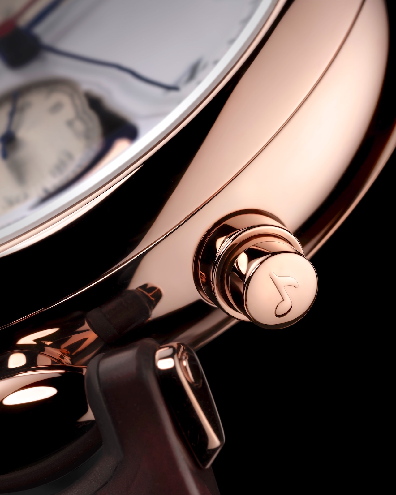 Omega Olympic 1932 Chrono Chime - pulsador sonería