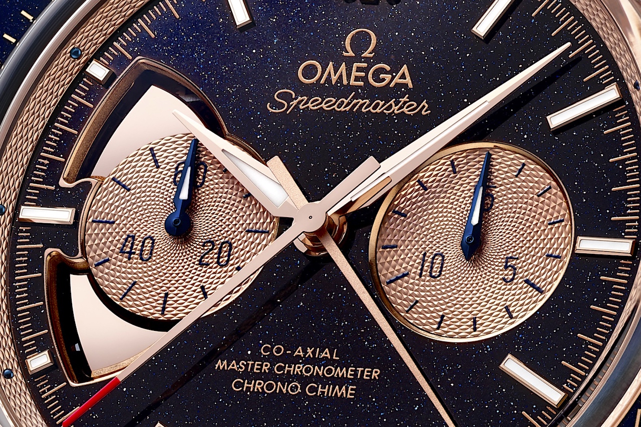 Omega Speedmaster Chrono Chime - detalle dial