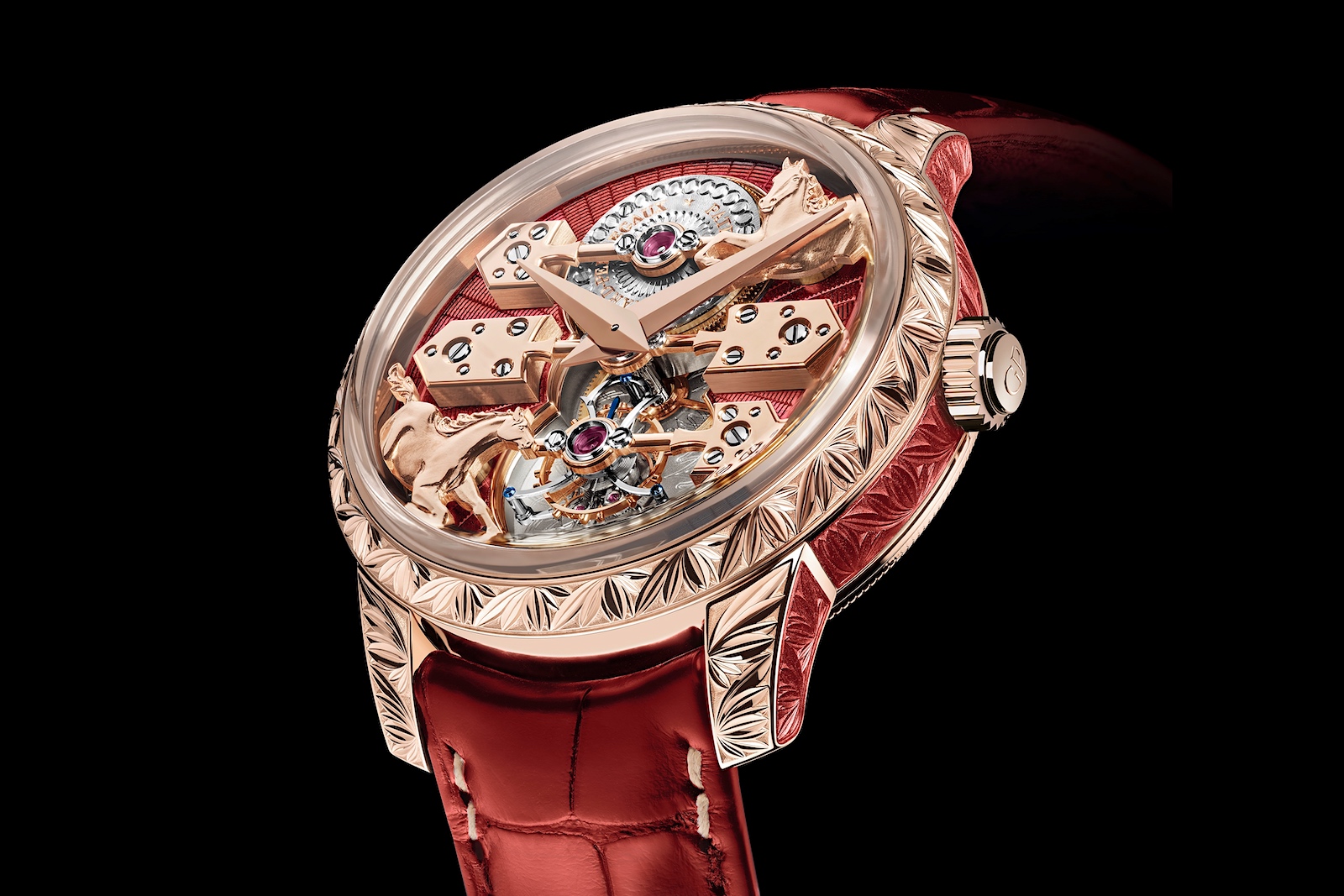 Girard-Perregaux La Esmeralda Tourbillon A Secret - red