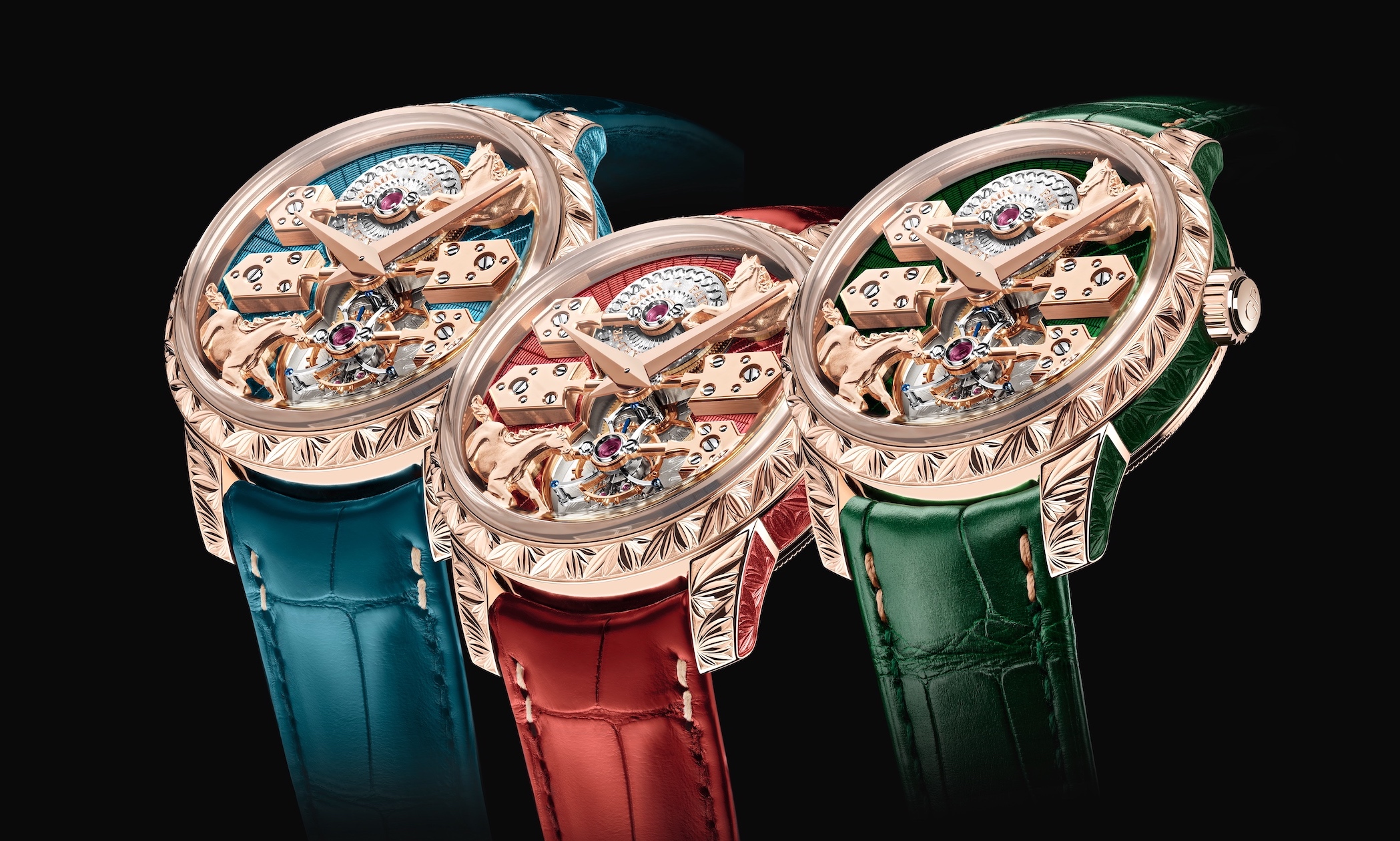 Girard-Perregaux La Esmeralda Tourbillon A Secret - trio